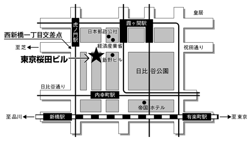 社団法人電気通信事業者協会 支援業務室の地図